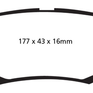 EBC Brakes DP61799 Brake pad set