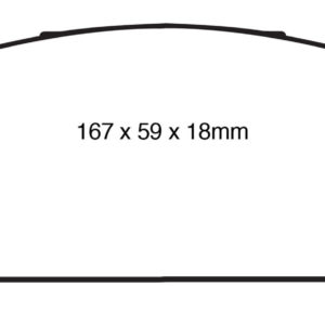 EBC Brakes DP61837 Brake pad set