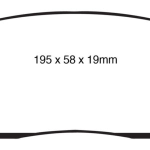 EBC Brakes DP61848 Brake pad set