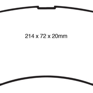 EBC Brakes DP71847 Brake pad set