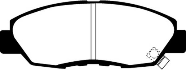 EBC Brakes UD465 Brake pad set