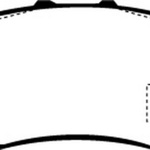 EBC Brakes UD536 Brake pad set
